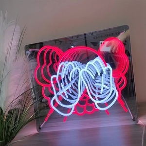 Biển Hiệu Neon Led Vô Cực Hiệu Ứng Gương 3D Cầu Vồng Đèn Biển Hiệu Neon Màu Gương Acrylic Để Trang Trí Tường Cửa Hàng - Product Image 3