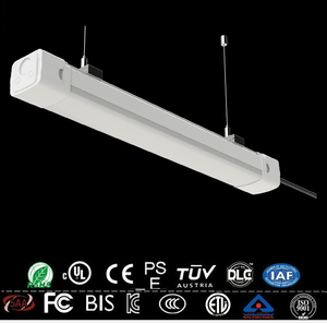Ticari sınıf 40W yüksek lümen LED çıta ışığı süpermarket/depo/ofis IP65 su geçirmez tri-geçirmez ışık