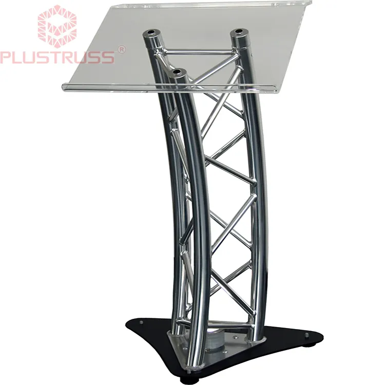 Truss pantalla caso mostrar de aluminio podio atril de Truss