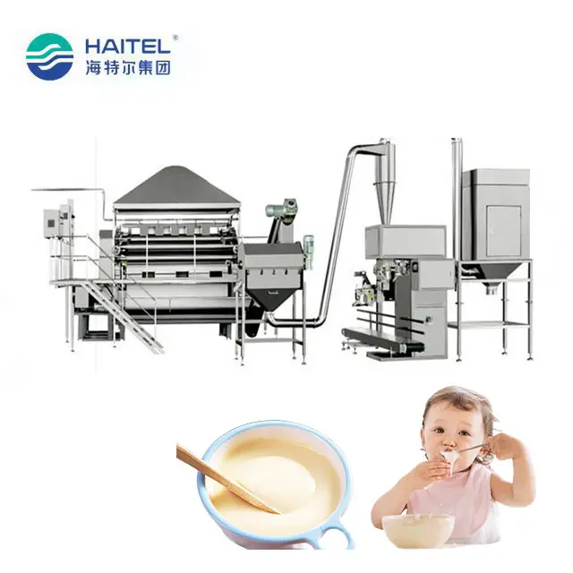 Vollautomatische kleine natürliche Nahrungsmittel-Pulver-Herstellungsmaschine für Babynahrung Zerealien Preis