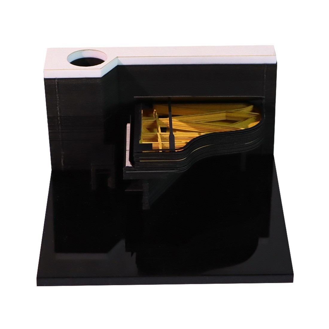 Piano-black-2026 English weekly calendar