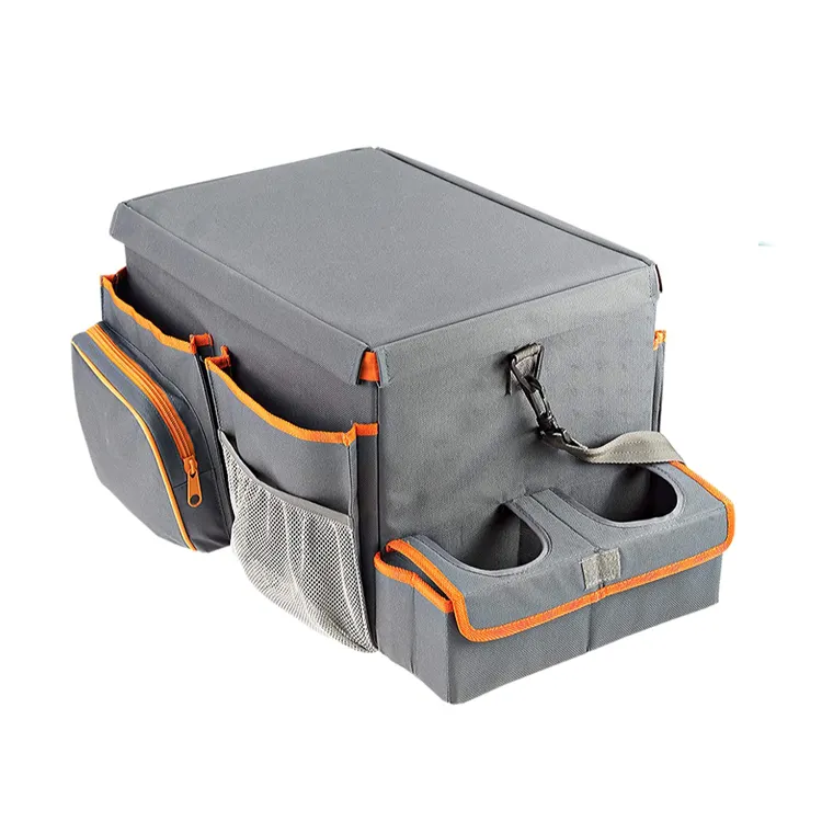 New Designer Durable Portable Car Organizer for Kids with Cooler and Snack Tray