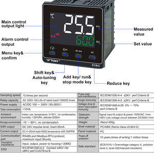 TOKY 96*96mm TC RTD universale relè di ingresso di uscita Display LCD digitale PID regolatore di temperatura - Product Image 6