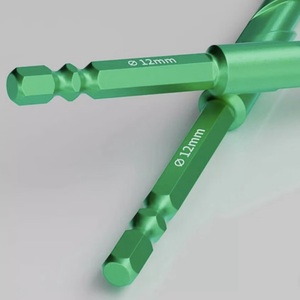 绿色多功能混凝土偏心钻，配有加长旋转槽三角钻 - Product Image 3
