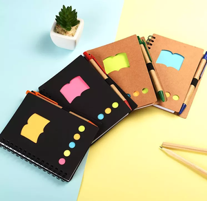 Promotional Customized Design Spiral <strong>Notebook</strong> <strong>With</strong> Pen Sticky <strong>Notes</strong> <strong>Index</strong> Posted It Kawaii Sticky <strong>Notes</strong> Design - Product Image 5