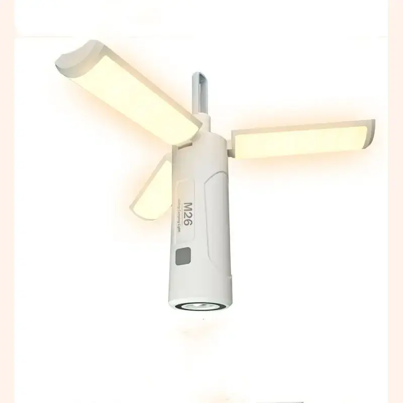 Lampe de poche rechargeable étanche à LED, éclairage d'extérieur, torche de poche, lampe à crochet pour tente, lampe de poche d'urgence