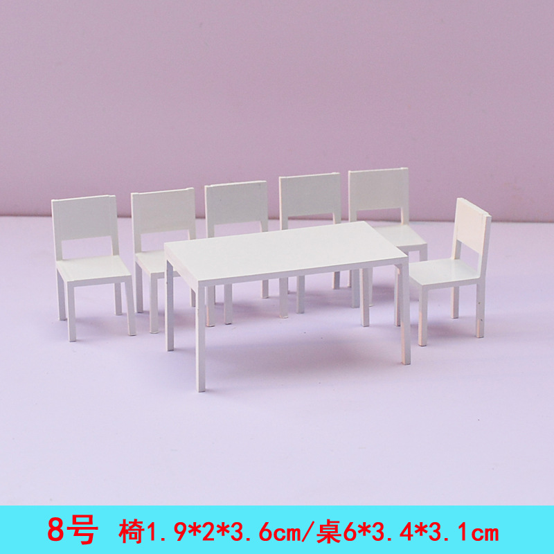 8# Mesa de comedor + 6 sillas de comedor
