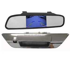 Cámara de marcha atrás con manija de puerta trasera Hilux con kit de espejo retrovisor de 4,3 pulgadas cámara de coche de respaldo de visión nocturna HD con sistema de Monitor - Product Image 1
