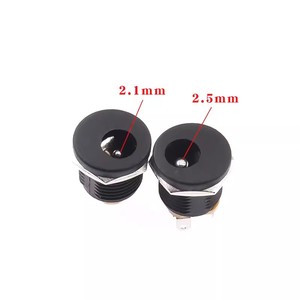DC-022 5.5x2.1mm 5.5*2.1mmDC güç Jack siyah DC konektör paneli montaj DC022 soket 5.5-2.1 - Product Image 2