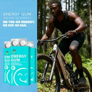 Odm energi tinggi Mint kafein permen karet vitamin B6 meningkatkan energi instan fokus makanan ringan suplemen - Product Image 4