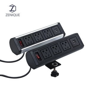 Office Desktop Multi Outlets Power Konferenz tisch Schreibtisch Tisch klemme abnehmbare Steckdose mit USB C-Buchsen - Product Image 1