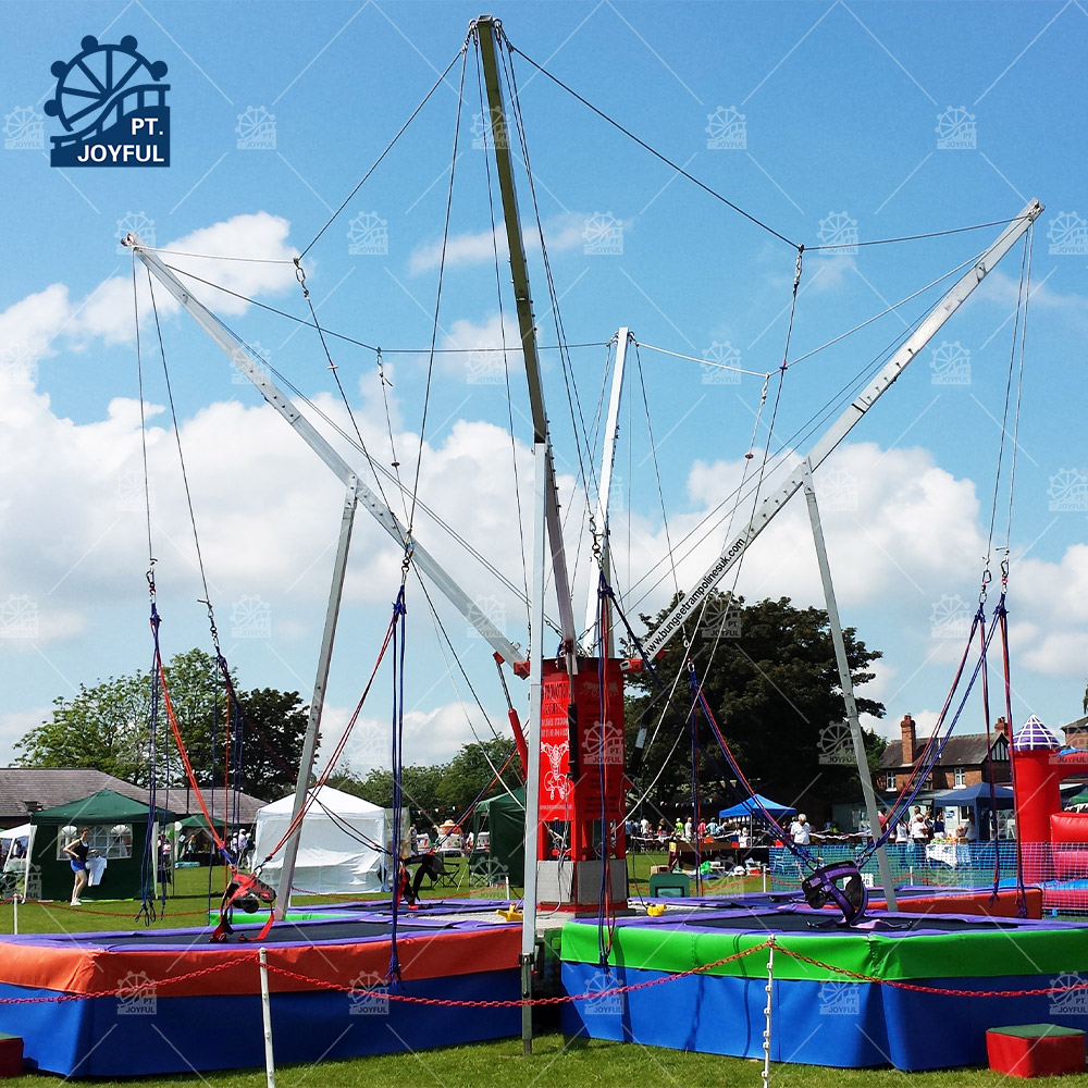 Jumping bungee trampoline