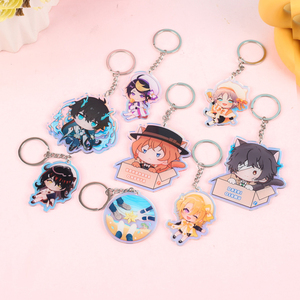 Tùy Chỉnh Anime Keychain Long Lanh Acrylic Móc Chìa Khóa Nhà Sản Xuất Logo Acrylic Charms Mini Rõ Ràng Epoxy Acrylic Keyring Trung Quốc Nhựa Thủ Công - Product Image 3