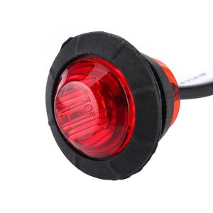 3/<strong>4</strong> Inch <strong>Led</strong> Side Marker Light Clearance Identification Light Rubber Grommet <strong>12v</strong> Trailer Cars Van Truck Side Signal Indicator - Product Image 2