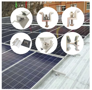 Dễ dàng cài đặt hệ thống lắp đặt mái kim Loại năng lượng mặt trời với khung quang điện AL6005-T5 - Product Image 1