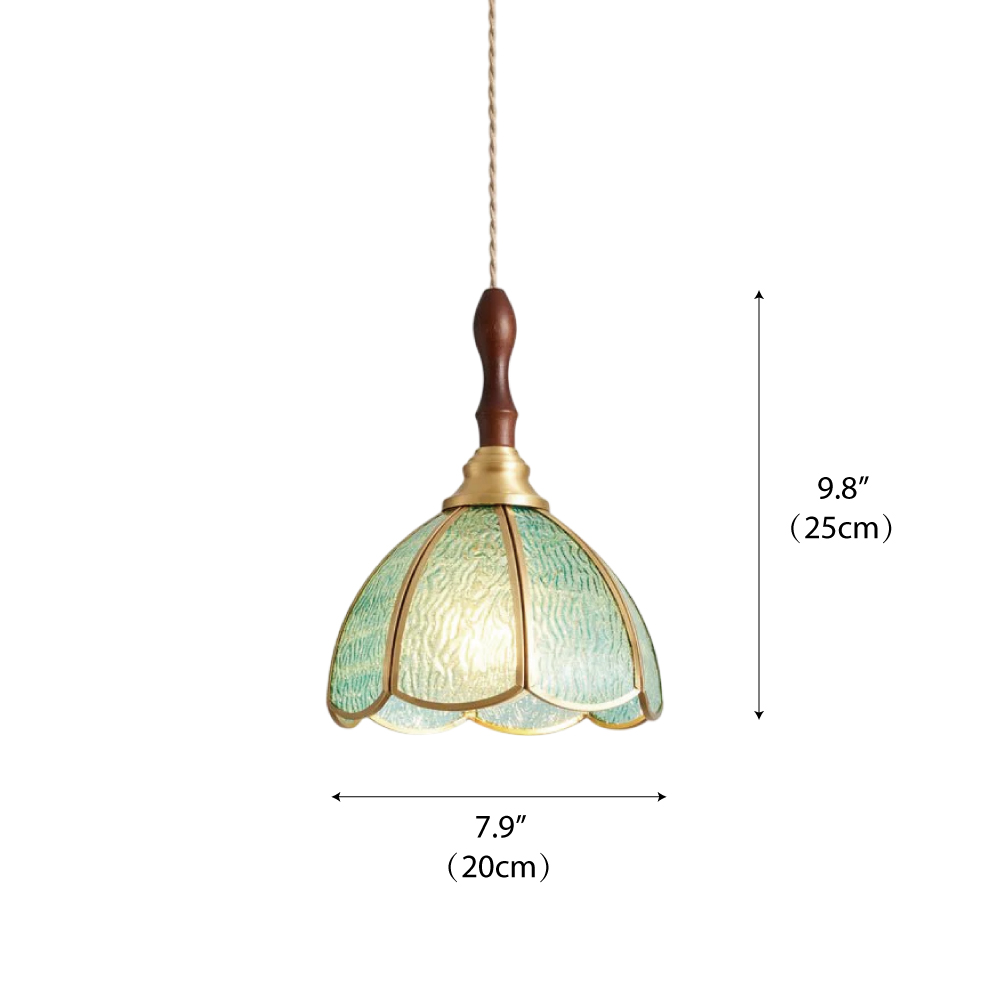 Gold and Opaque glass Model B Dia 20cm x H 25cm