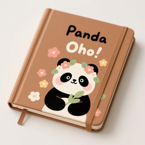 个性化熊猫儿童学生袖珍笔记本迷你记事纸儿童记事本 - Product Image 5