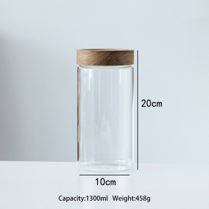 食品保存用ガラス瓶140ml 180ml 250ml 280ml 300ml 360ml 400ml 520mlパスタ保管用 - Product Image 5