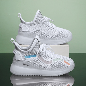 2024 yeni sneakers kadınlar nefes ve rahat örgü düz okul kız ayakkabı tıknaz sneakers