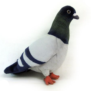 カスタム鳥ぬいぐるみぬいぐるみ鮮やかなリアルなスタンディングピジョンぬいぐるみぬいぐるみ