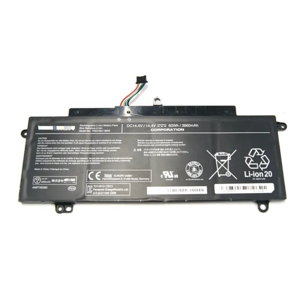 東芝Tecra PA5149U-1BRS Z40-A Z40-B Z40-C用ラップトップバッテリー卸売60Wh Z50-A