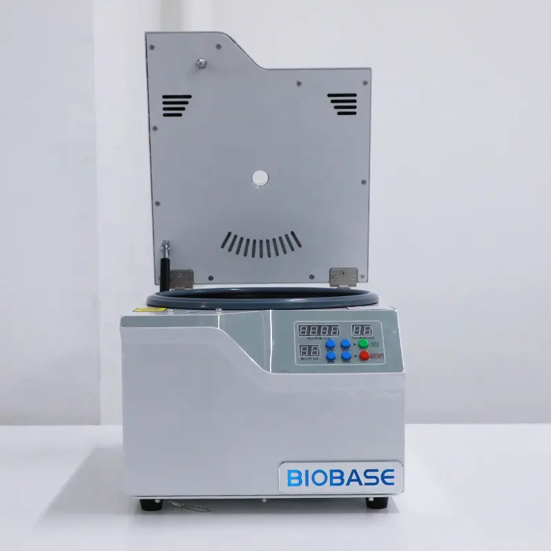 Centrífuga Biobase 4000RPM 2250xg Rotores de ángulo Pulsador Diseño de programación Centrífuga de baja velocidad de mesa para laboratorio