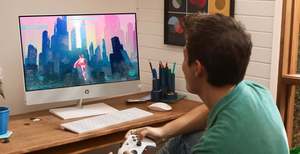 Hp Pavilion 24 27 için marka yeni Fhd Ips Intel Core I3 I5 I7 12th Gen Amd Ryzen hepsi bir Aio masaüstü bilgisayar Pc - Product Image 6