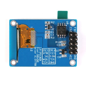 1,3 Zoll IPS TFT LCD 1,3 "Bildschirm modul 240*240 ST7789 Laufwerk SPI HD Vollfarb-LED 10Pin für Arduino mit Schrift bibliothek