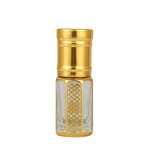 1pcs Portable <strong>DIY</strong> Mini <strong>Perfume</strong> Roller Bottle 3ml/6ml/12ml Flat Empty Gold Glass Container Refillable Essential Oil Bottle - Product Image 1