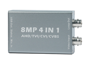 Proveedor confiable Tarjeta de captura de VIDEO 4 en 1 de 8MP AHD a tarjeta de captura de video USB Entrada AHD TVI CVI y salida USB 1080 60fps Capture Plug and Play - Product Image 2