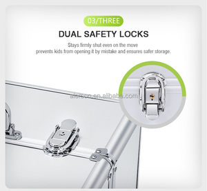 अनुकूलन एल्यूमीनियम मिश्र धातु प्राथमिक चिकित्सा किट आपातकालीन प्राथमिक चिकित्सा चिकित्सा आपूर्ति घरेलू बड़े क्षमता भंडारण बॉक्स - Product Image 6