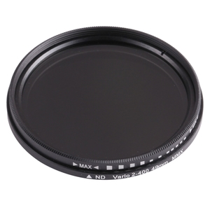 <strong>49mm</strong> ND Fader Neutral Density Adjustable Variable <strong>Filter</strong>, ND 2 to ND 400 <strong>Filter</strong> - Product Image 1