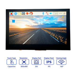 Módulo de pantalla de tamaño pequeño 800x480 Módulo LCD de alta resolución de 4,3 pulgadas Módulo de pantalla inteligente táctil capacitiva - Product Image 2