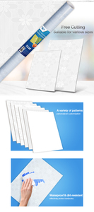 Plain Color Textured Clear Self-Adhesive Plastic Film Rolls for Book <strong>Cover</strong> Coverings for Books