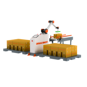 Carga y descarga de posicionamiento de robot portátil de alto nivel para paletización de cartón de robot colaborativo