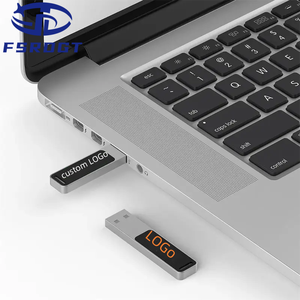 Nueva llegada personalizado de alta velocidad USB 3,0 Flash Drive Metal USB Memory Stick con LED Logo 16GB Capacidad Tarjeta Pluma Estilo Caja de embalaje - Product Image 5
