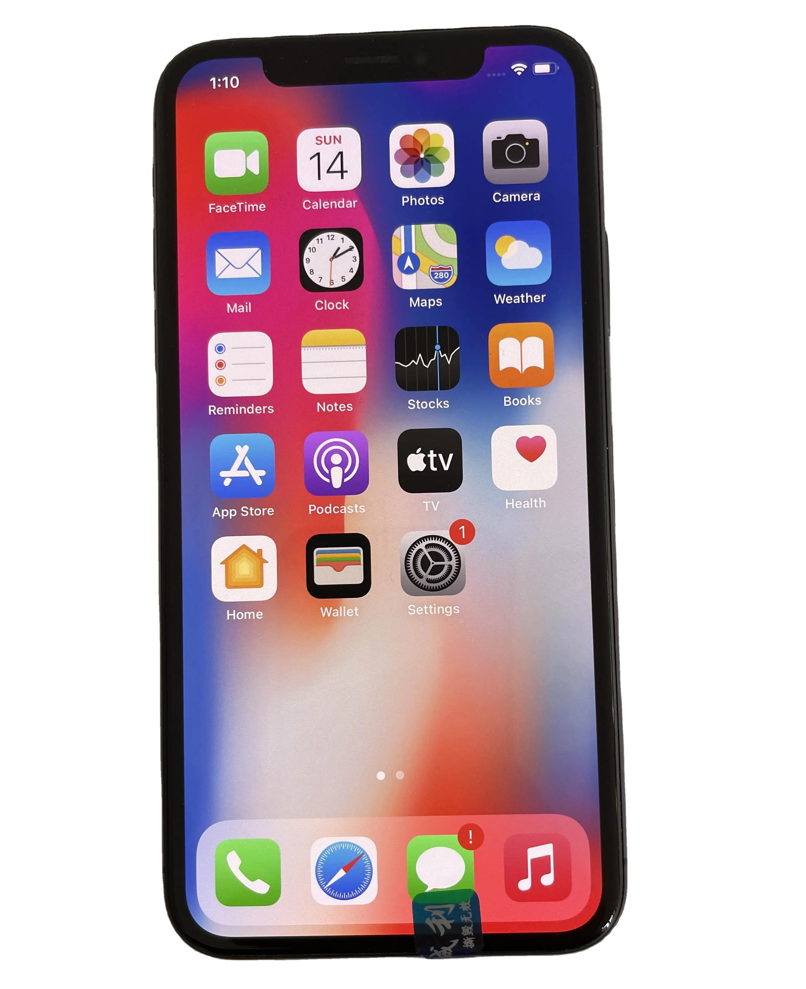 Meilleure vente de haute qualité iPhone X d'occasion avec LCD d'origine déverrouillé téléphone portable d'occasion