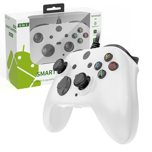 <strong>6</strong> in 1 Joypad for Nintendo Switch Wired Controller Game Joystick Double Vibration for PC Android Steam Gamepad - Product Image 3