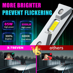 หลอดไฟ LED XT1PS X-7SEVEN 85W H7 H11 9006 H4หลอดไฟฮาโลเจนสูง/ต่ำสำหรับเปลี่ยนหลอดไฟรถยนต์ - Product Image 6