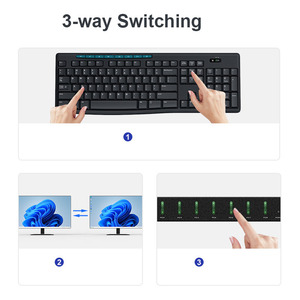 <strong>8</strong> Port <strong>KVM</strong> <strong>Switch</strong> HDMI, MT-VIKI Rackmount 4K 30Hz <strong>KVM</strong> Console 8x1 USB HDMI Switcher <strong>8</strong> in <strong>1</strong> Out+ <strong>8</strong>-Pack Cables