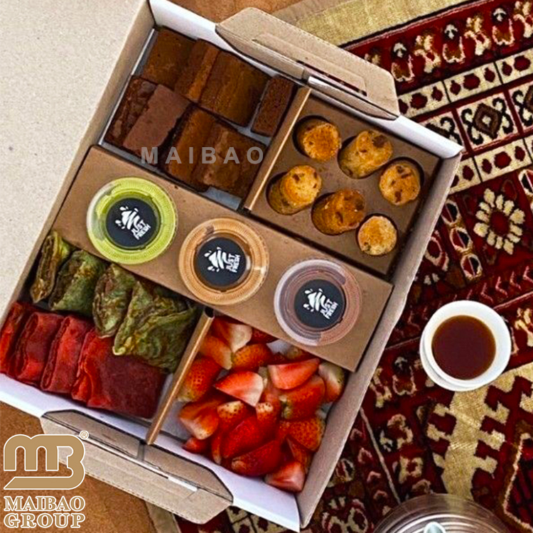 empaque de cajas de alimentos