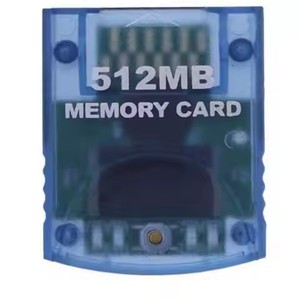 Scheda di memoria 512MB di plastica gioco di carte per Wii per GameCube GC Console Memory Card - Product Image 3