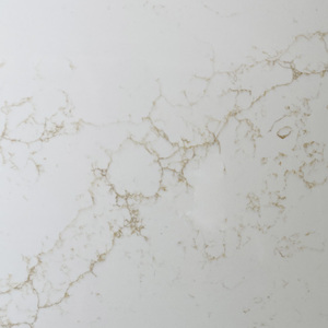 Nhà máy tùy chỉnh phong cách hiện đại cararra Trắng Nhân Tạo Quartz slab không thấm nước thân thiện với môi trong nhà Countertop bảng Top Vanity - Product Image 3