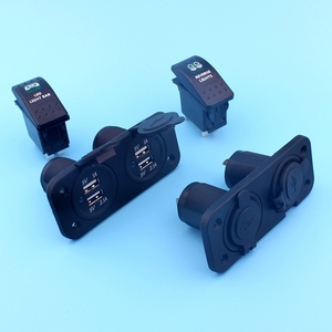 Blue Sea White Dual USB Twin double cargador socket 12V DC Entrada 5V DC 2.1A salida - Product Image 6