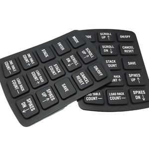 伝導性シリコンキーパッド触覚膜付きキーボードボタン素材ゴム用コンピュータと家電用 - Product Image 3
