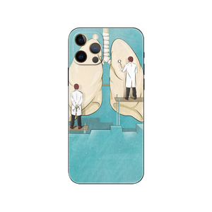 Özel hemşire tıbbi tıp silikon kapak iPhone 11/12/13/14/15 Pro Max UV baskı cep telefonu süblimasyon durumda - Product Image 1