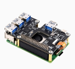 Raspberry Pi 5 PCIe a USB 3.2 bordo di espansione Geni cappello + Driver standard libero da 1 a 4 ad alta velocità - Product Image 3