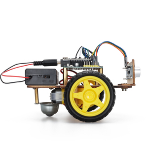 Tscin buny 2WD Holz programmier roboter Car Kit DIY DIY Zeichnen und Malen für Arduino