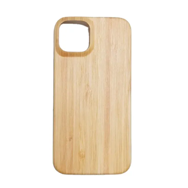 Iphone 14 pro max用の木材 (竹) とハイテク航空材料で作られた高品質の携帯電話ケース