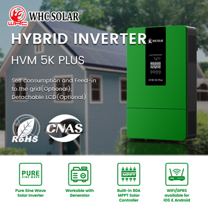 Whc太阳能逆变器5000W混合太阳能逆变器功率纯正弦波离网太阳能并联混合逆变器 - Product Image 3